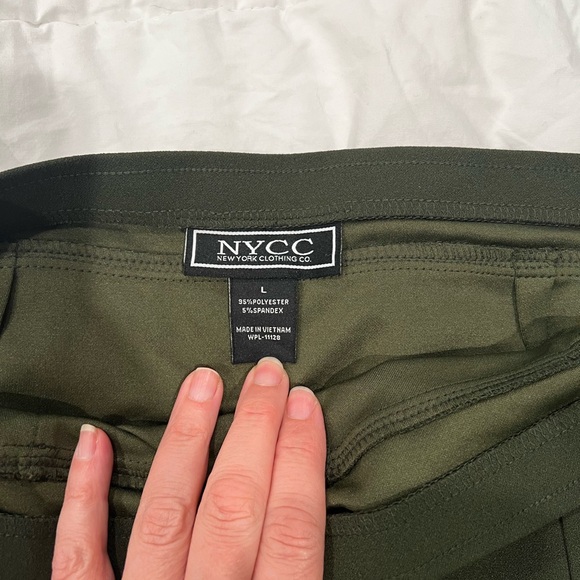 New York Clothing Co green skirt sz L - Picture 4 of 8